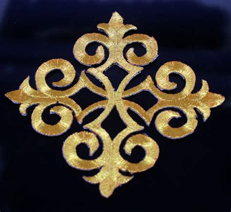 metallic fabric applique|decorative onlays appliques.